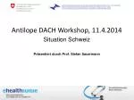 eHealth Interoperability Framework Workshop in Switzerland - slide 1