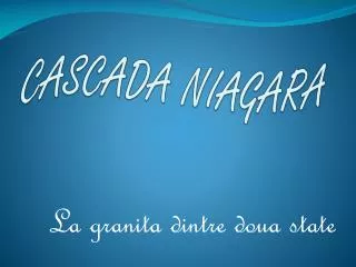 cascada niagara