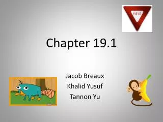 Chapter 19.1