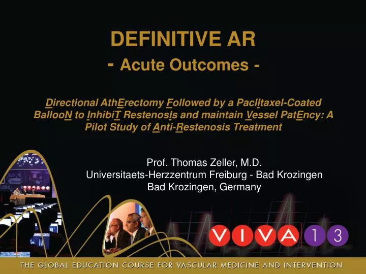 definitive ar acute outcomes