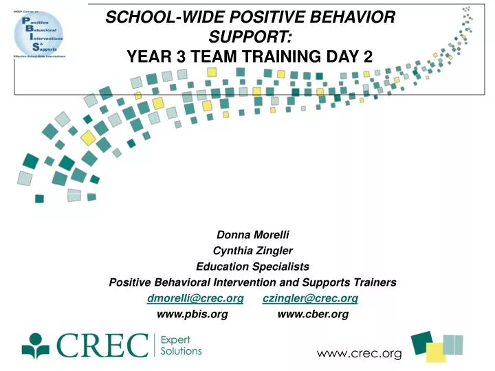 school wide positive behavior support year 3 team training day 2