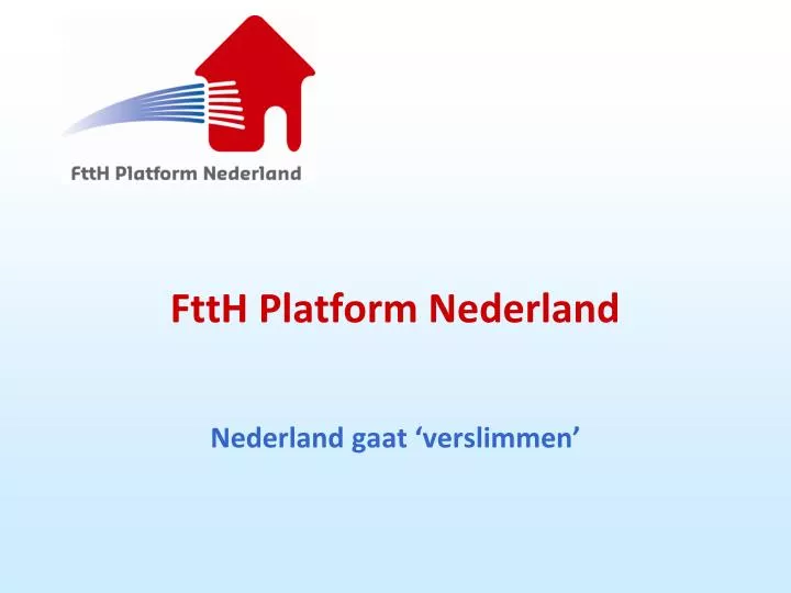 ftth platform nederland