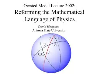 Oersted Medal Lecture 2002: Reforming the Mathematical Language of Physics