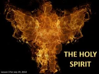 THE HOLY SPIRIT