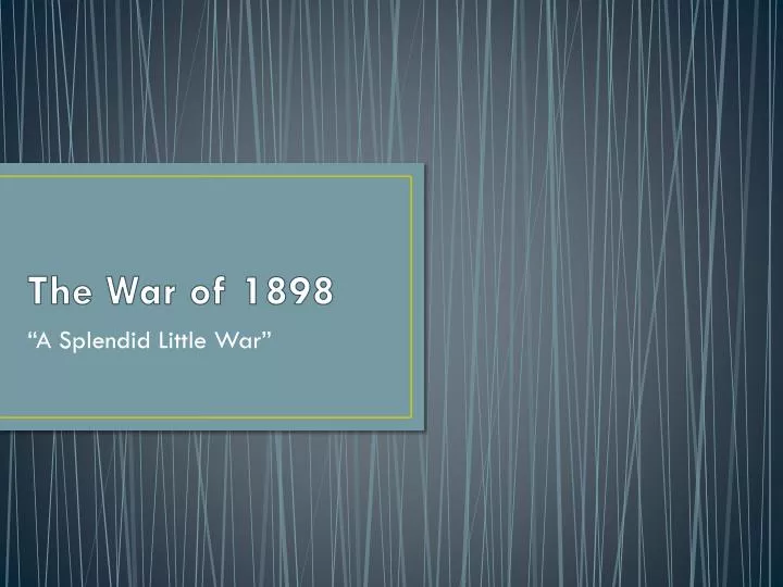 the war of 1898