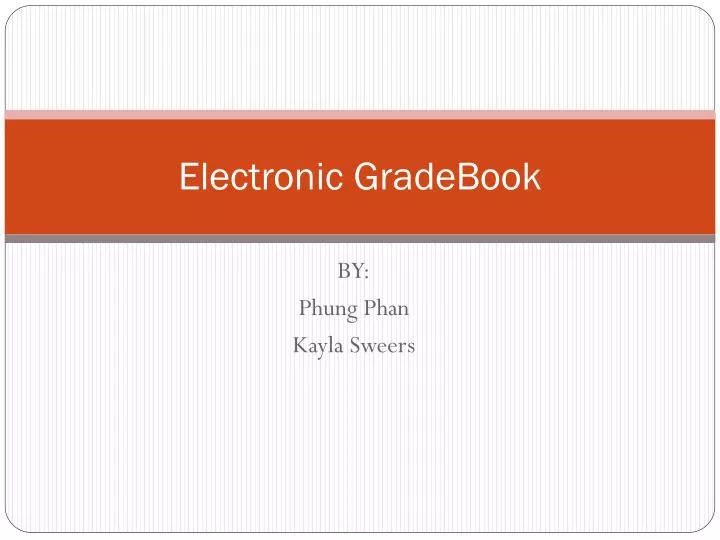 electronic gradebook