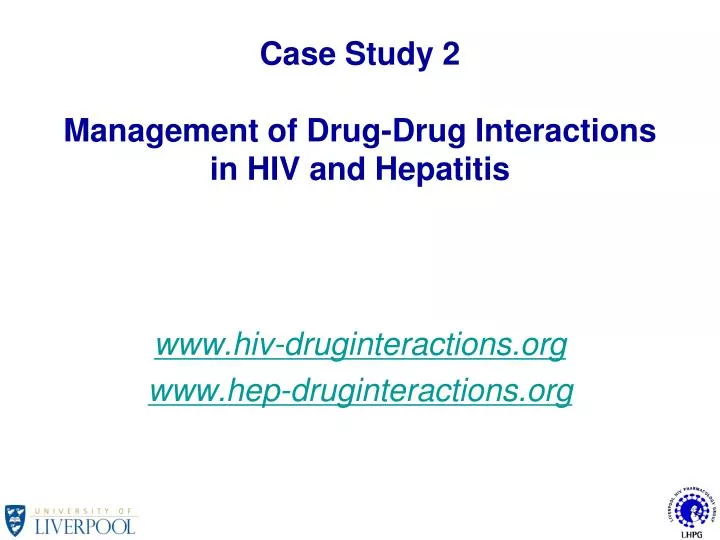 case study 2 management of drug drug interactions in hiv and hepatitis