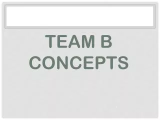 Team B Concepts