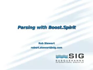 Parsing with Boost.Spirit