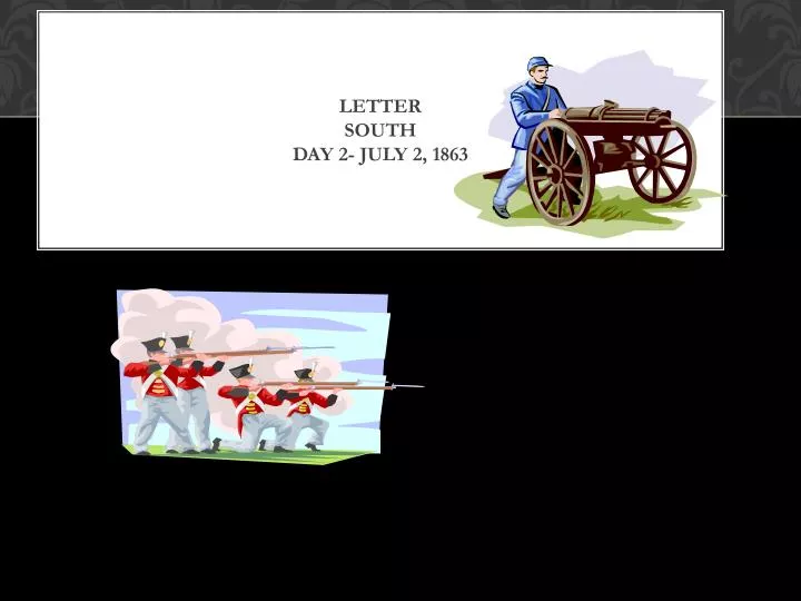 letter south day 2 july 2 1863