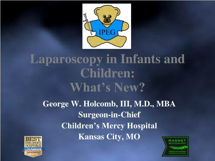laparoscopy in infants and children what s new