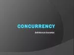 Concurrency - slide 1