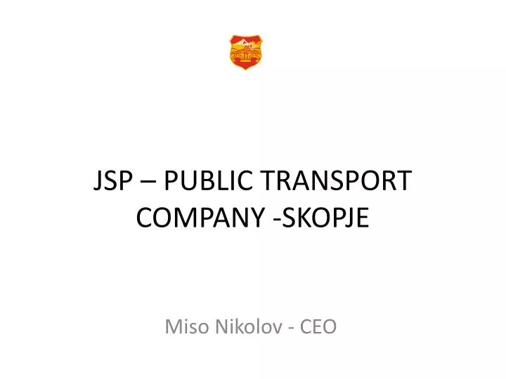 jsp public transport company skopje