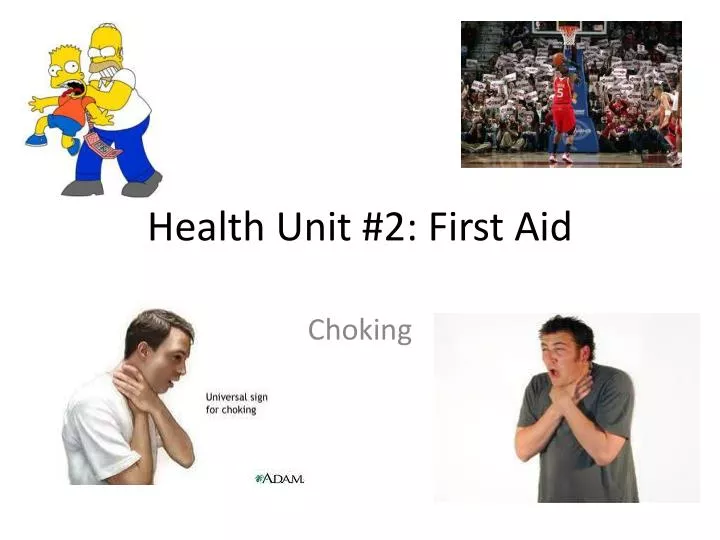health unit 2 first aid