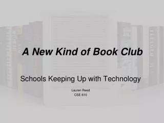 A New Kind of Book Club