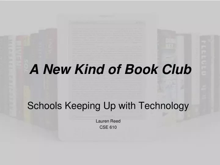 a new kind of book club