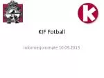 KIF Fotball - slide 1