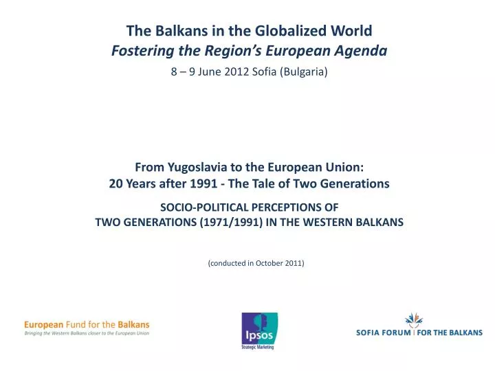from yugoslavia to the european union 20 years after 1991 the tale of two generations