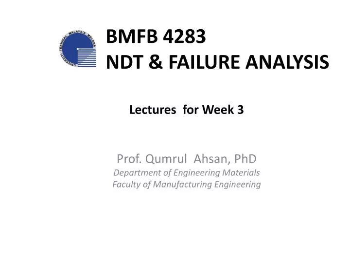 bmfb 4283 ndt failure analysis