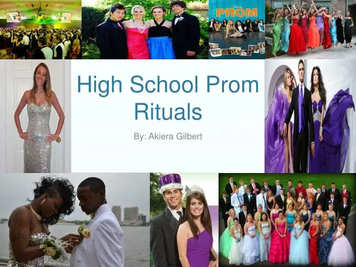high school prom rituals