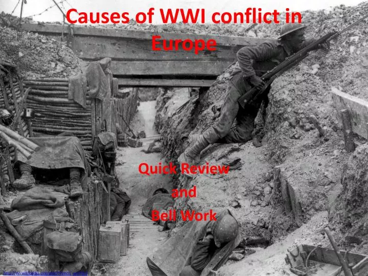 causes of wwi conflict in europe