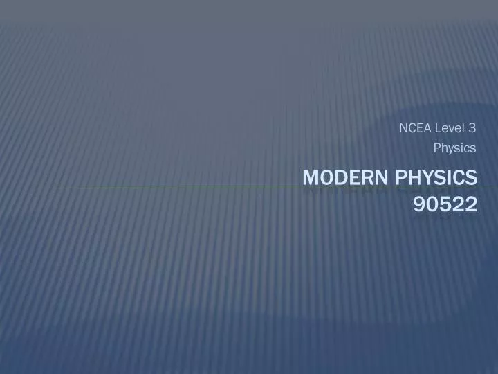 modern physics 90522