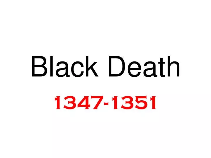 black death
