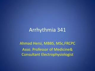 Arrhythmia 341