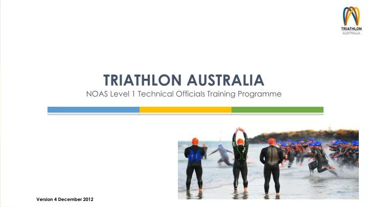 triathlon australia noas level 1 technical officials training programme