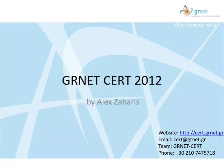 grnet cert 2012