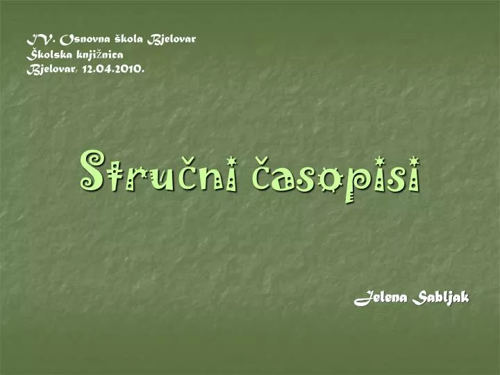 stru ni asopisi