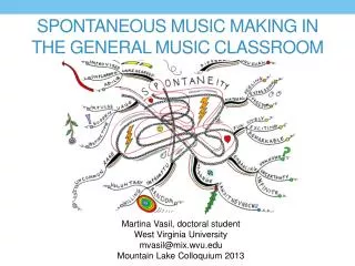 SPONTANEOUS MUSIC MAKING IN THE GENERAL MUSIC CLASSROOM