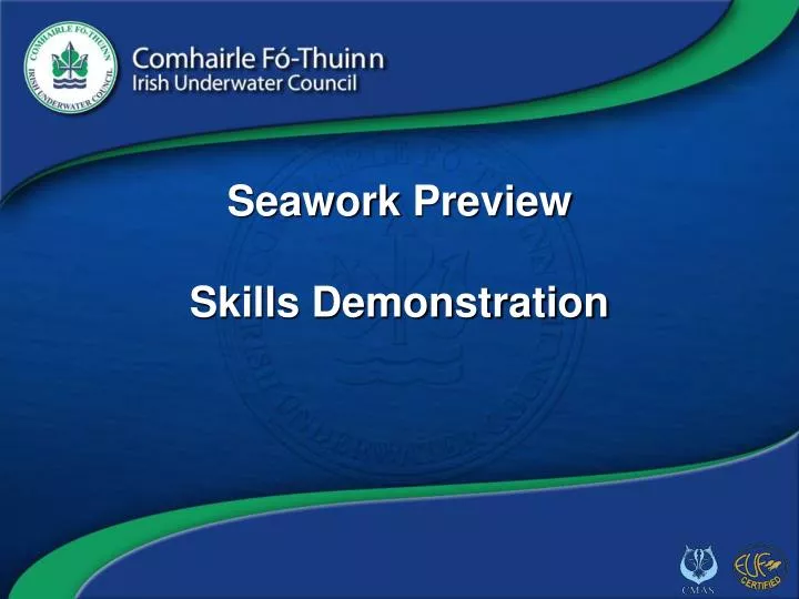 seawork preview skills demonstration