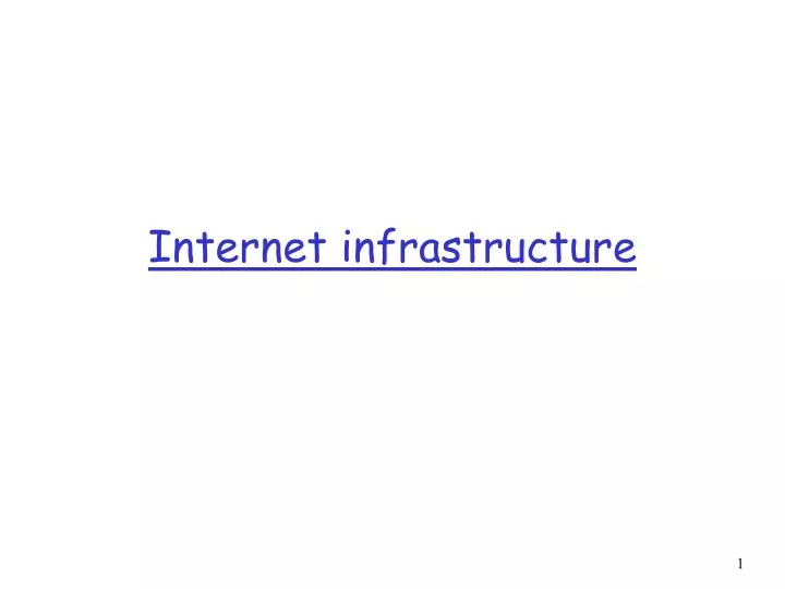 internet infrastructure