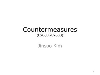 Countermeasures (0x660~0x680)