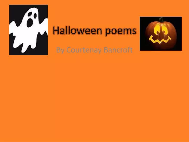 halloween poems