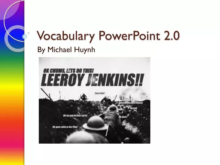 vocabulary powerpoint 2 0