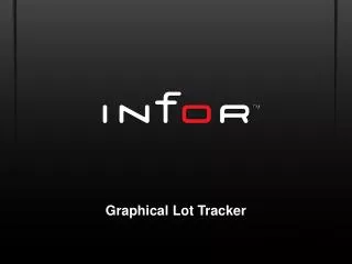 graphical lot tracker