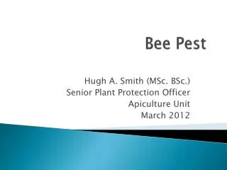 Bee Pest