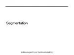 Segmentation - slide 1