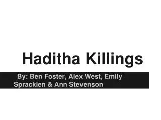 Haditha Killings