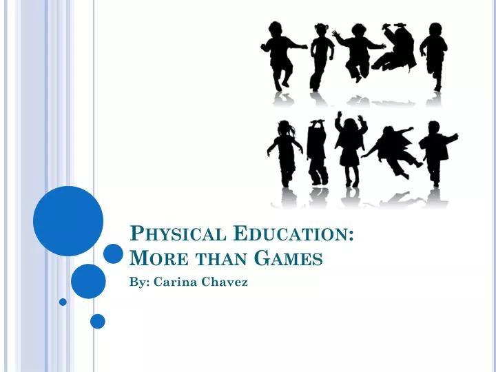 physical education more than games