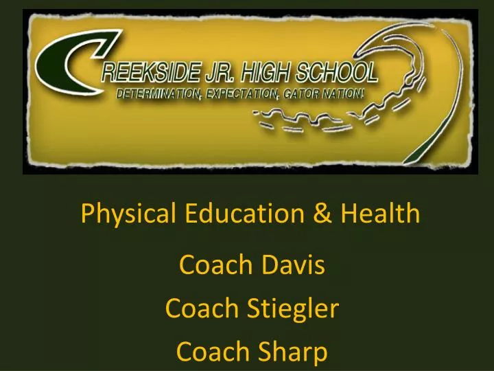 physical education health