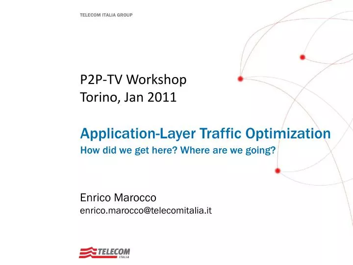 p2p tv workshop torino jan 2011