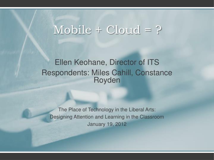 mobile cloud