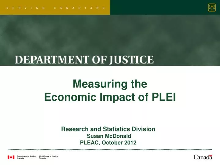 measuring the economic impact of plei