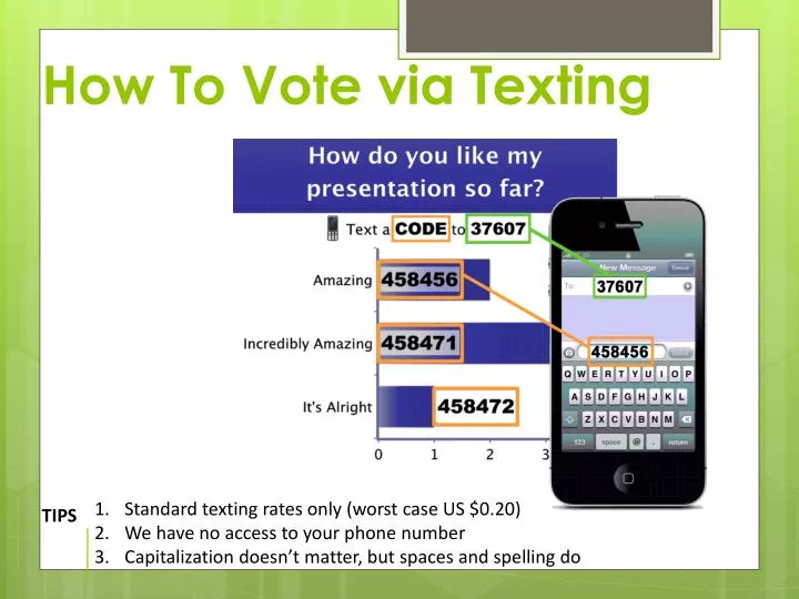 how to vote via texting