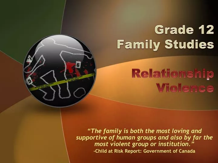 grade 12 family studies relationship violence