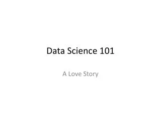 Data Science 101