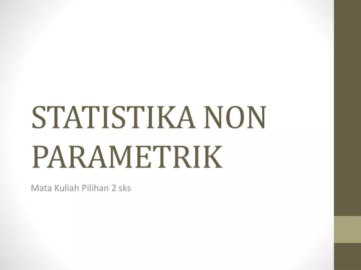 statistika non parametrik